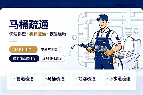 邹城马桶疏通