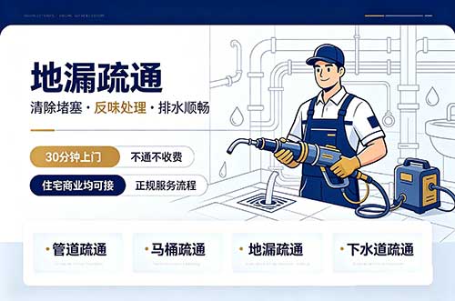 邹城地漏疏通